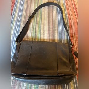 Fossil Leather Laptop Bag